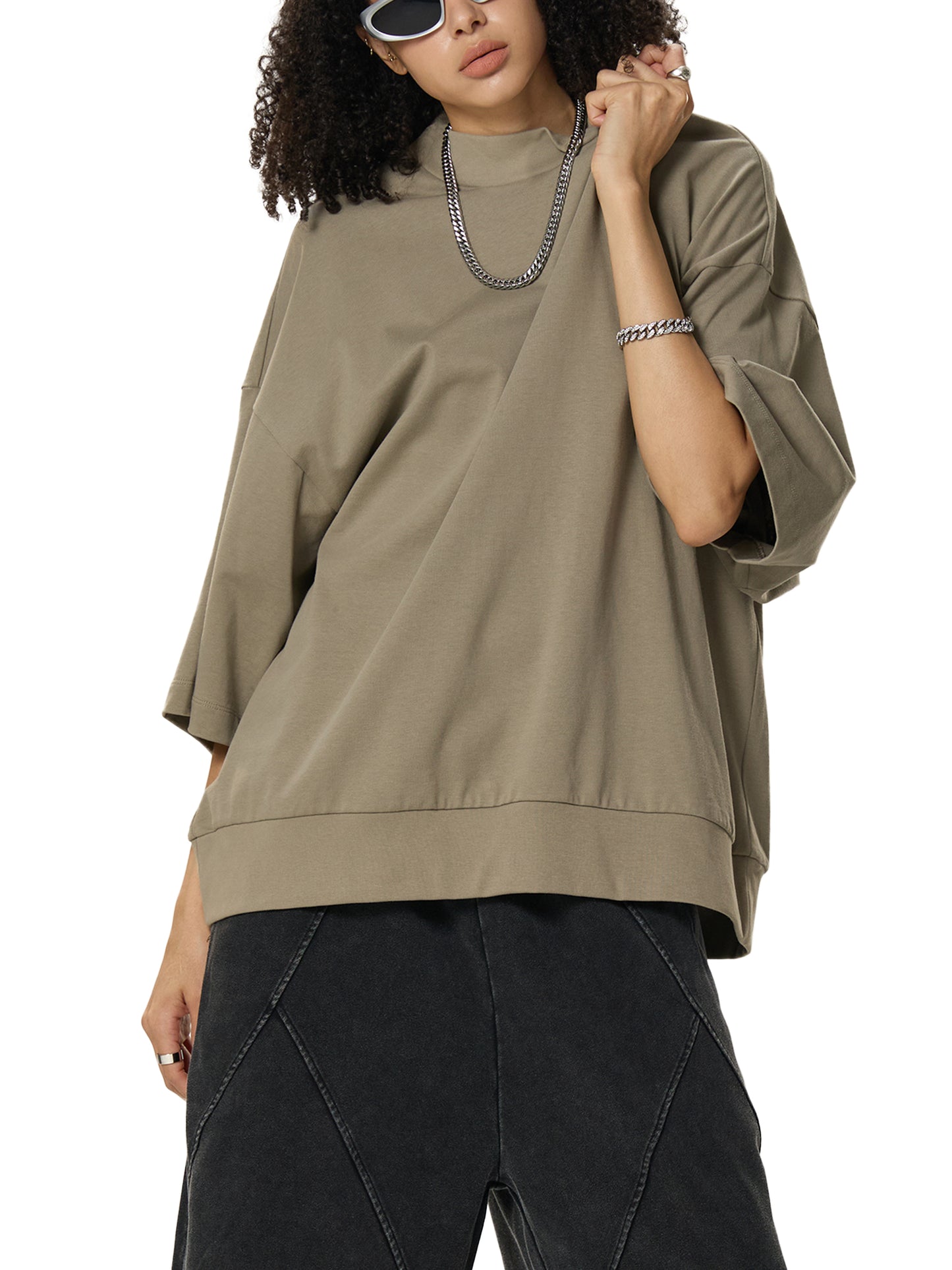 "VÉRON Éclat Suprême Heavyweight Oversized T-shirt luxury streetwear unisex" 5