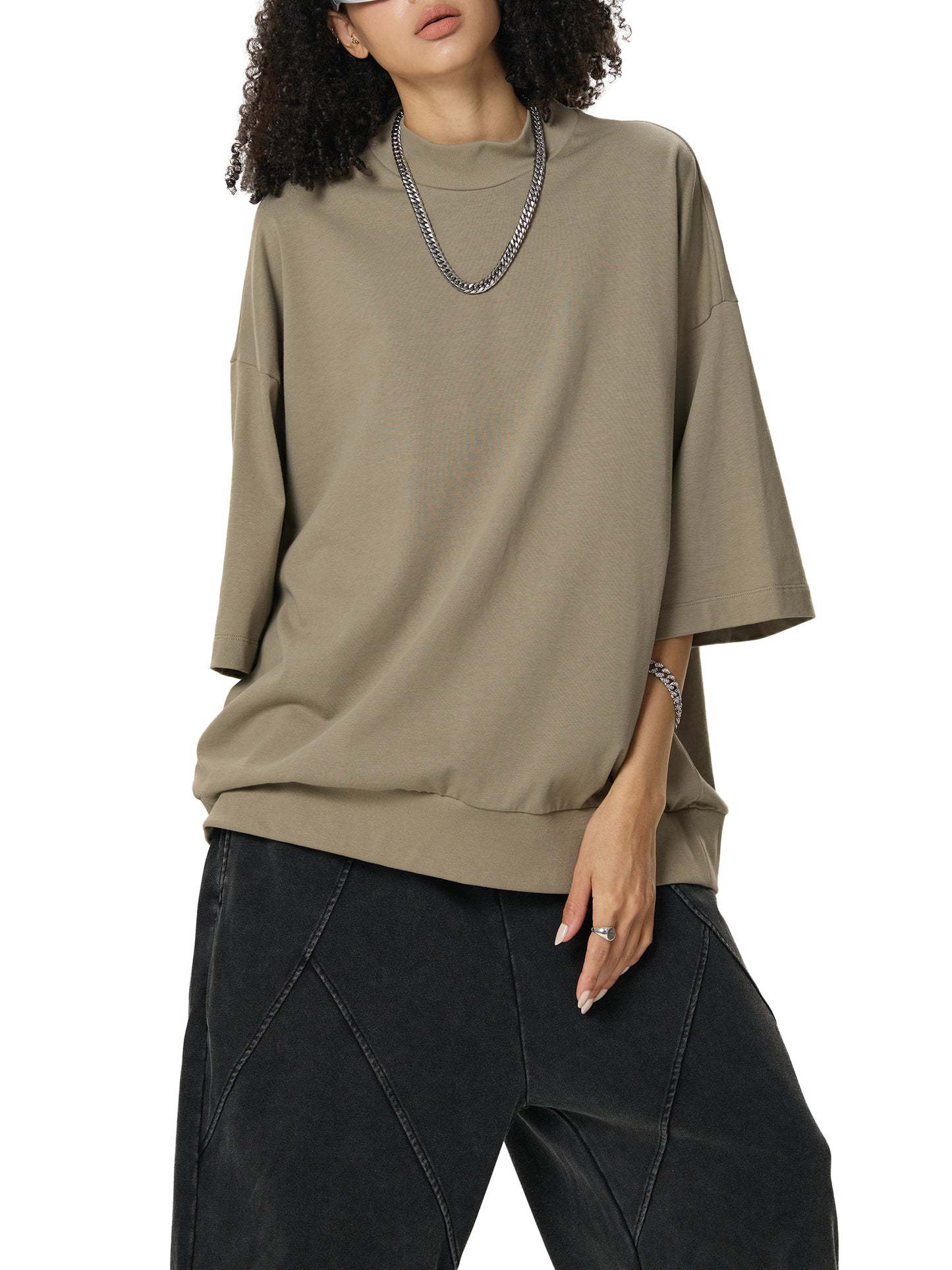 "VÉRON Éclat Suprême Heavyweight Oversized T-shirt luxury streetwear unisex" 6