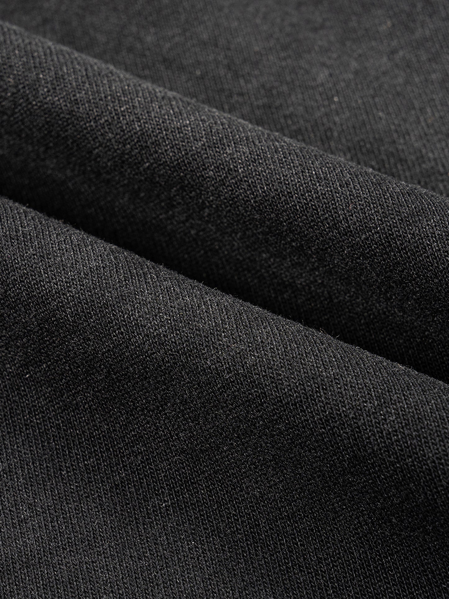 Close-up of black fabric texture