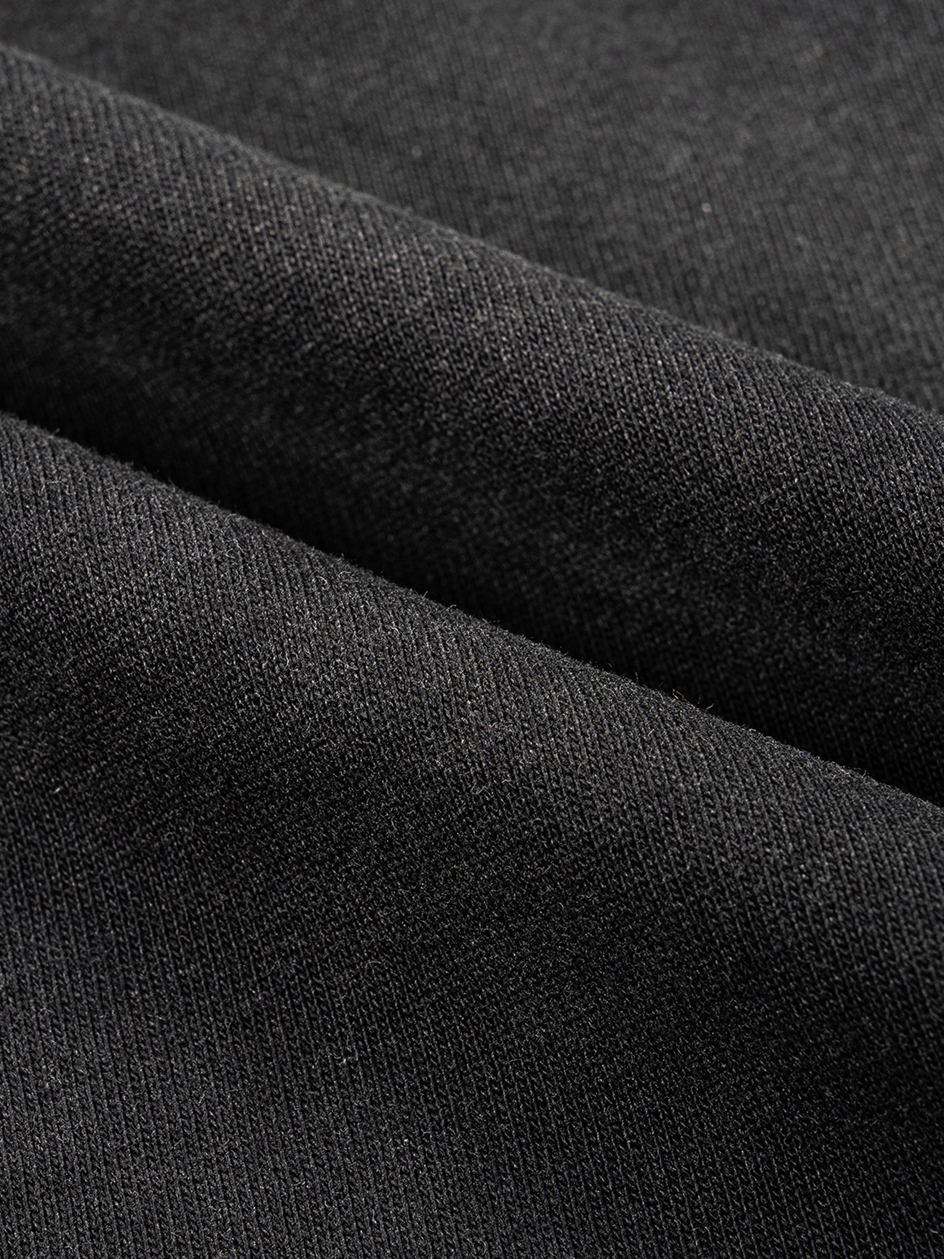Close-up of black fabric texture