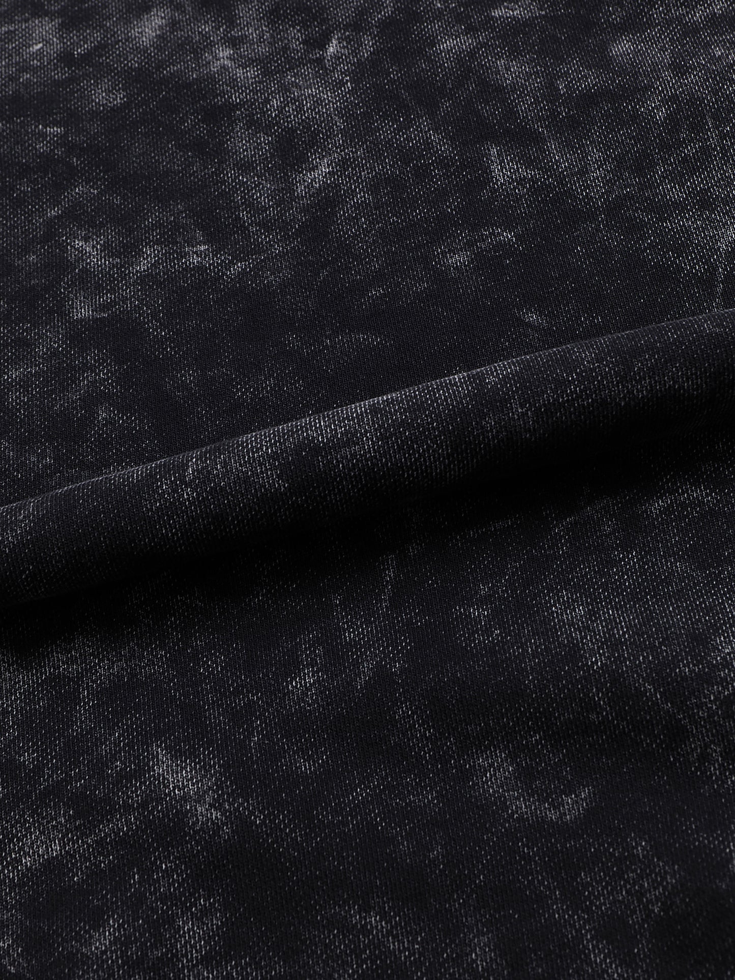 VÉRON Cristal Noir Washed Sweatshirt front view in vintage black 7
