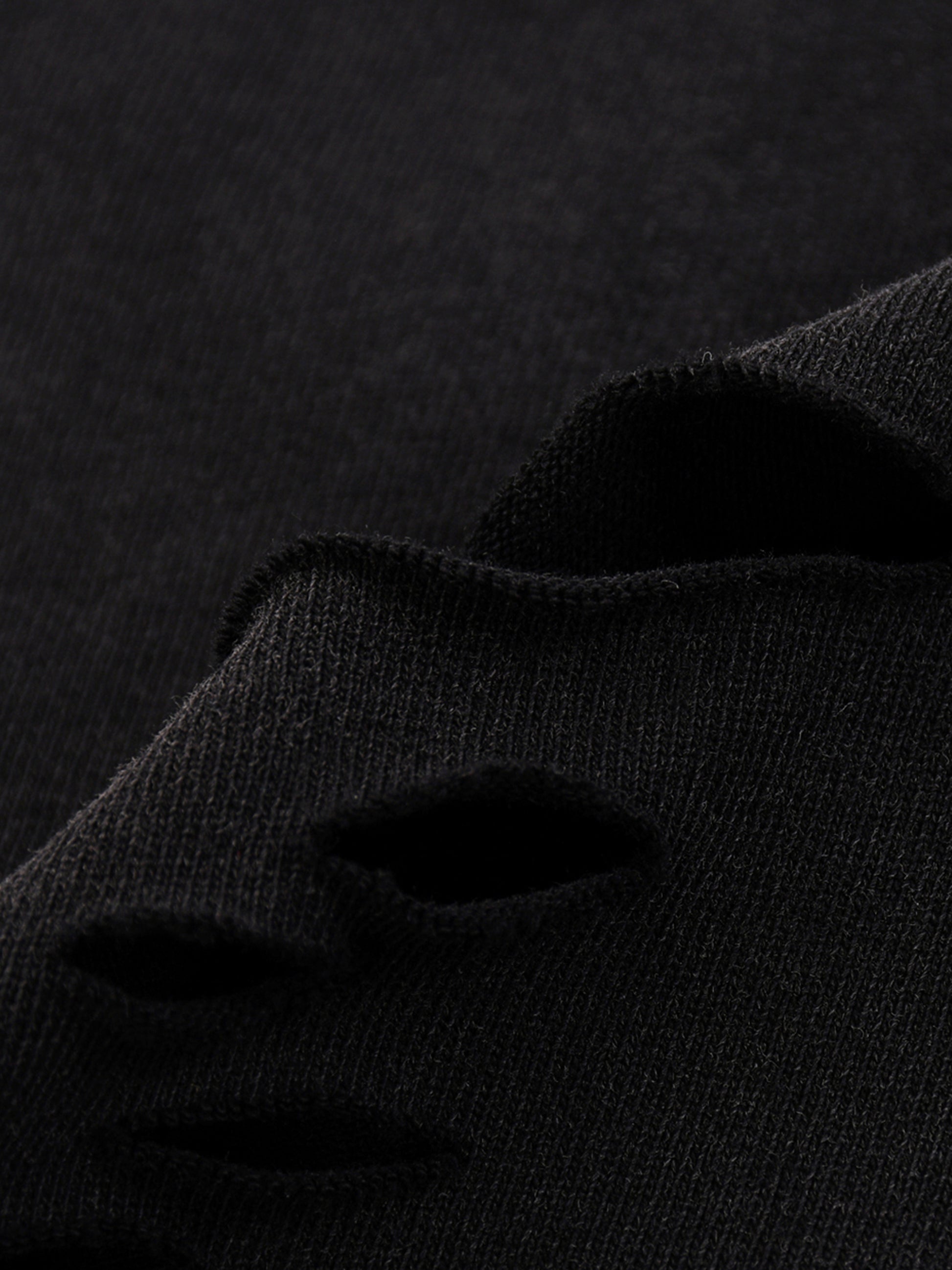 Close-up of black fabric texture