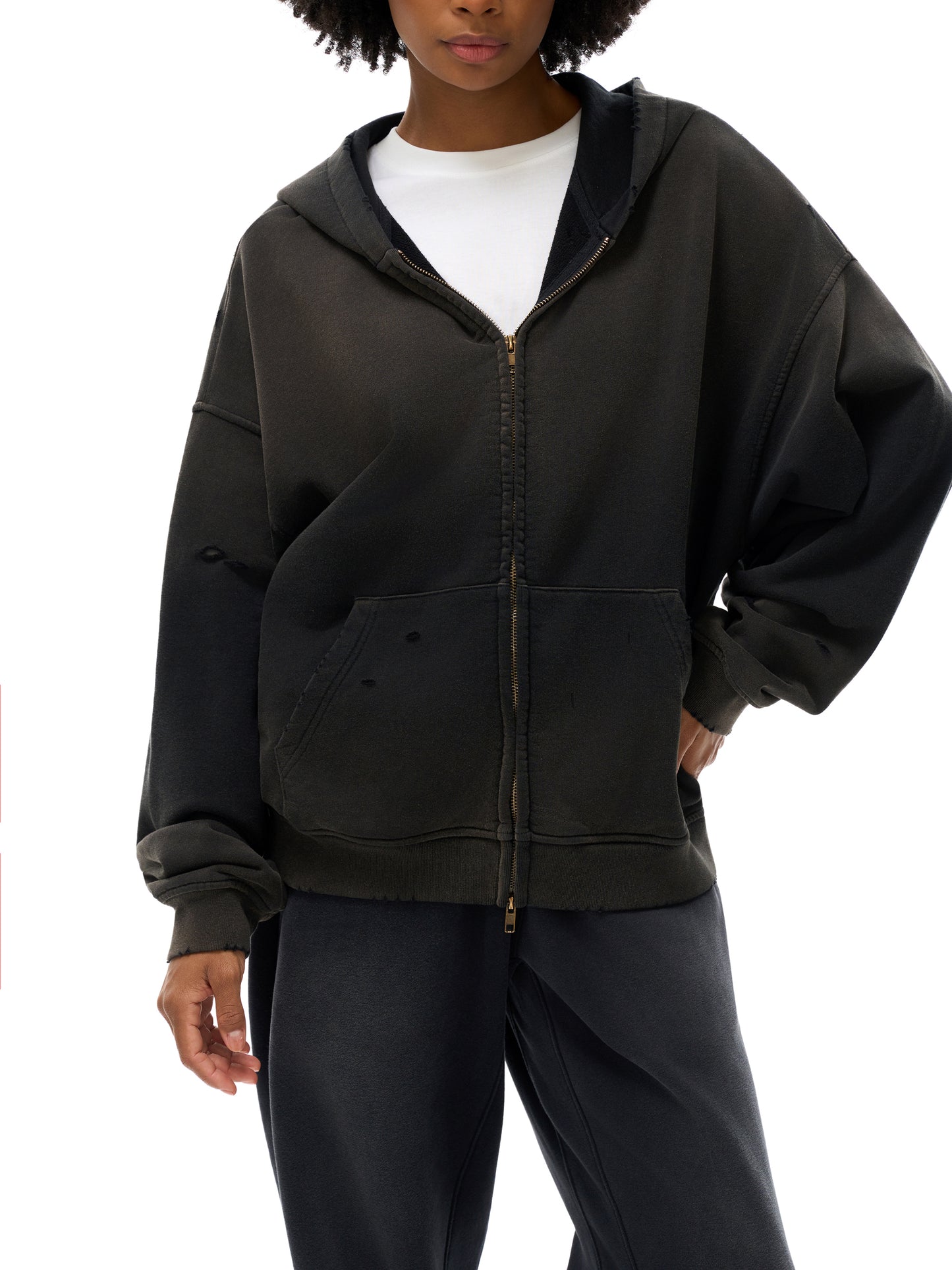 VÉRON Le Clos Mystérieux Heavyweight Zipper Hoodie