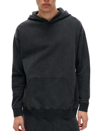 Model wearing VÉRON Le Mirage streetwear hoodie