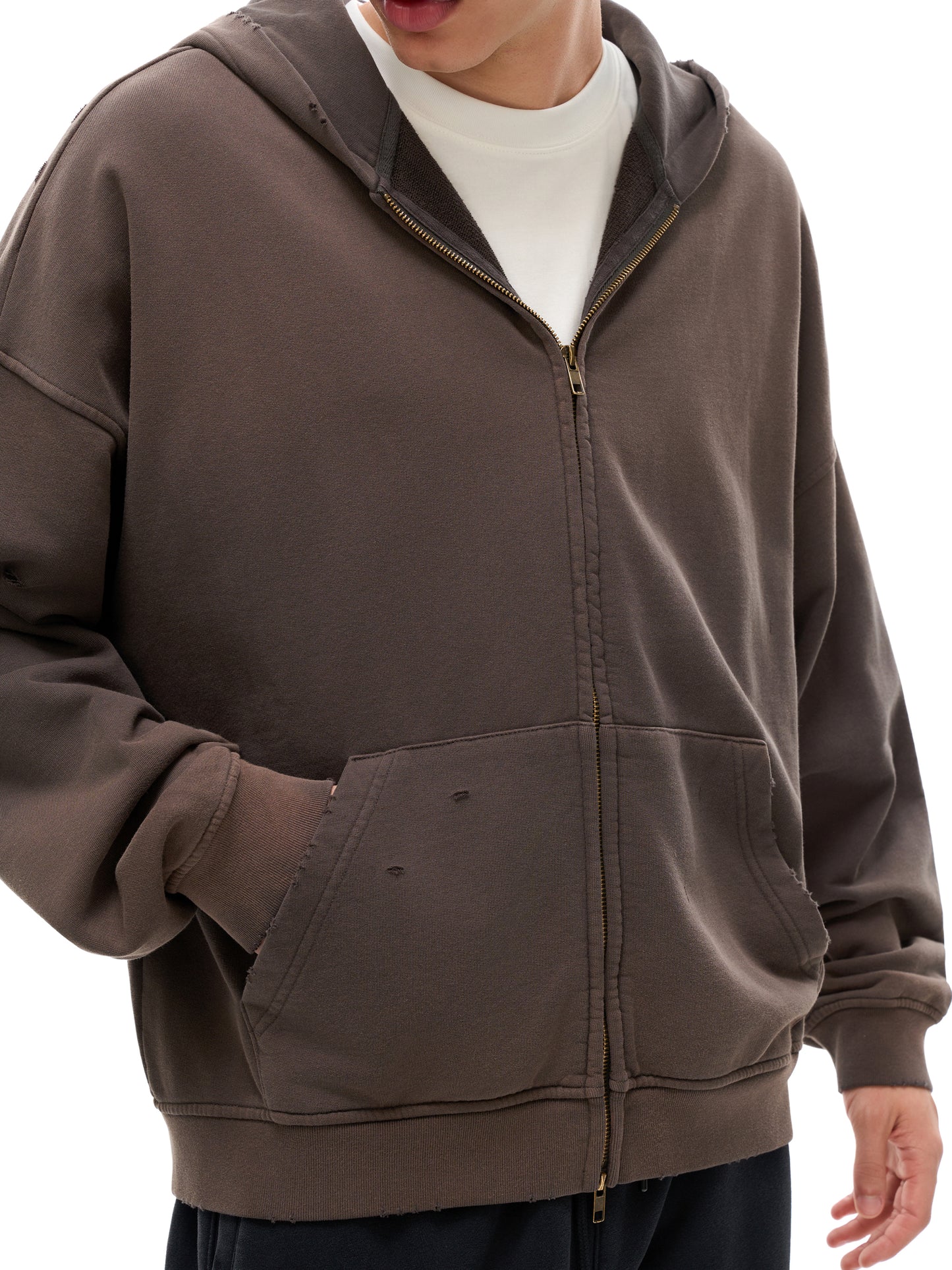 VÉRON Le Clos Mystérieux Heavyweight Zipper Hoodie