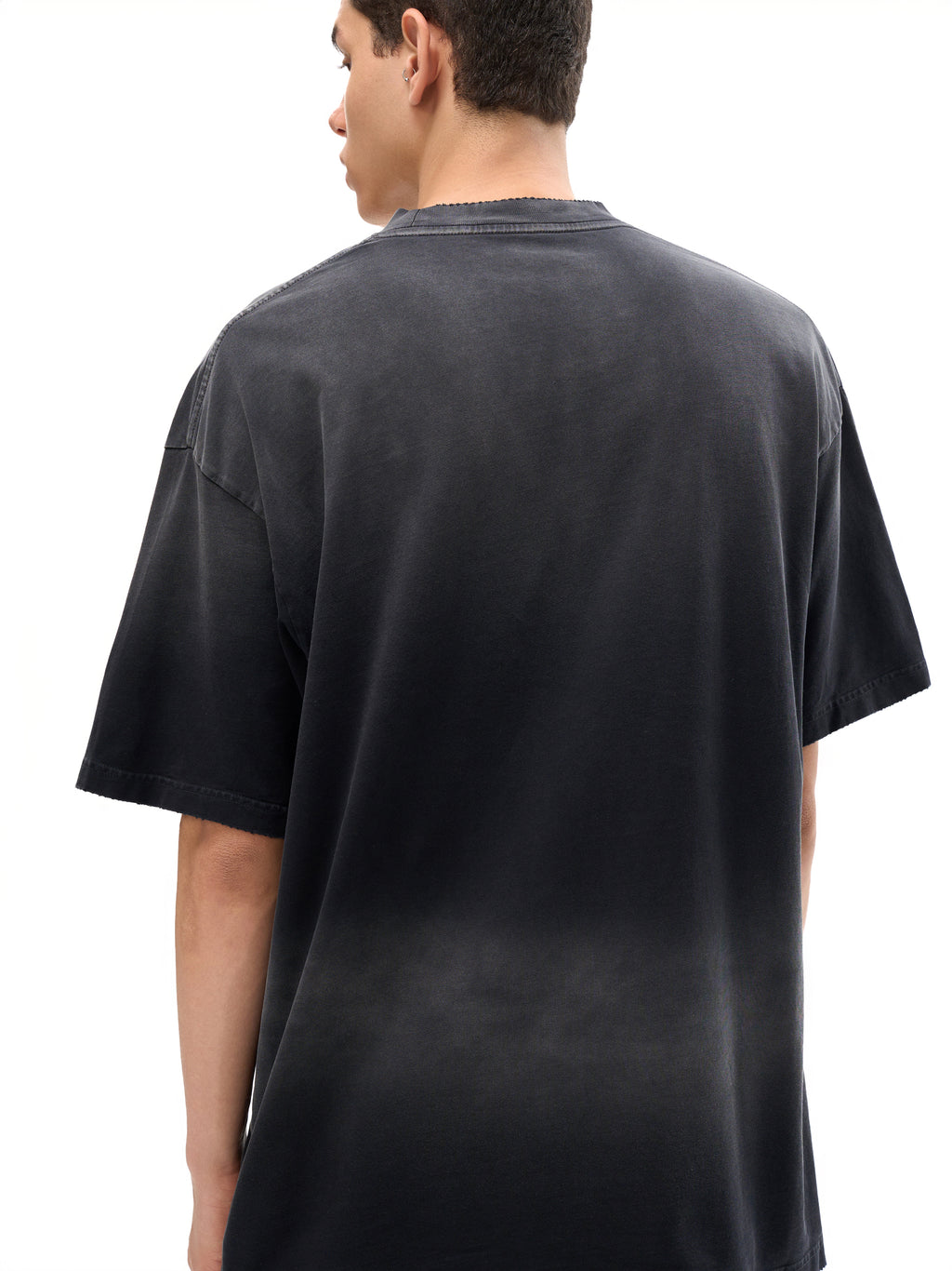 Luxury unisex black T-shirt VÉRON 2