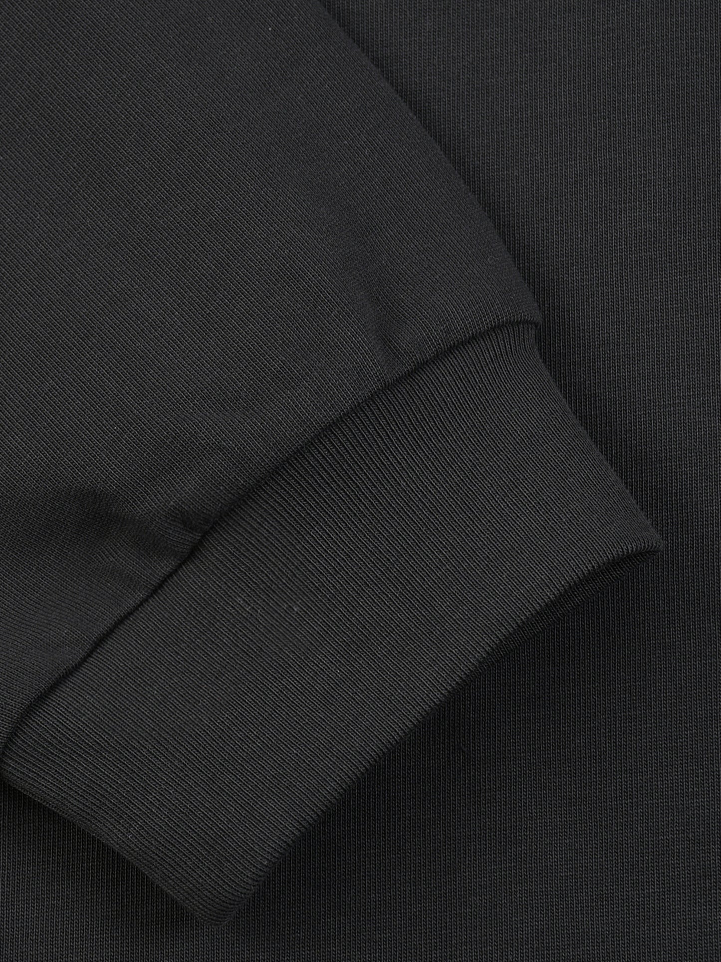 Close-up of a black fabric texture