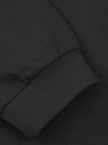 Close-up of a black fabric texture