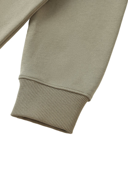“High-quality fabric detail of VÉRON Avenue de la Cour Impériale hoodie” 3