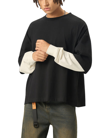 Model styling VÉRON Denfert-Rochereau unisex streetwear shirt 1