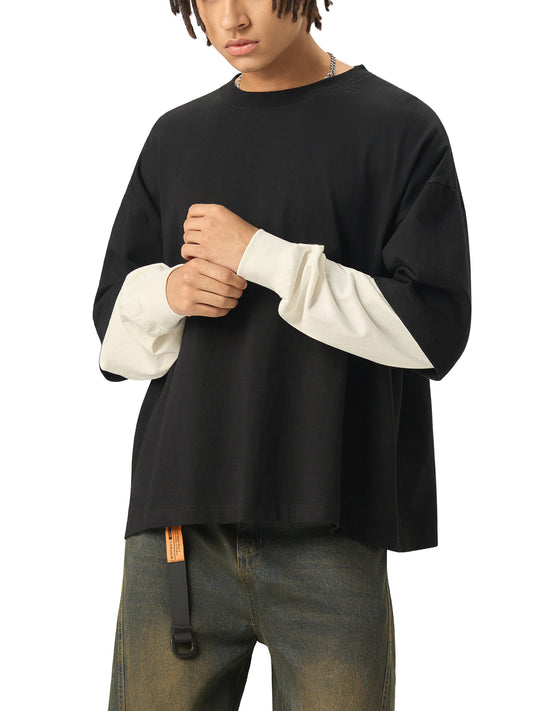Model styling VÉRON Denfert-Rochereau unisex streetwear shirt 1