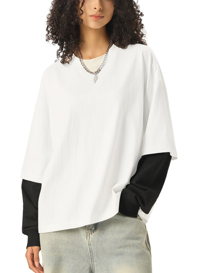 Model styling VÉRON Élixir Cristal unisex designer long sleeve 1