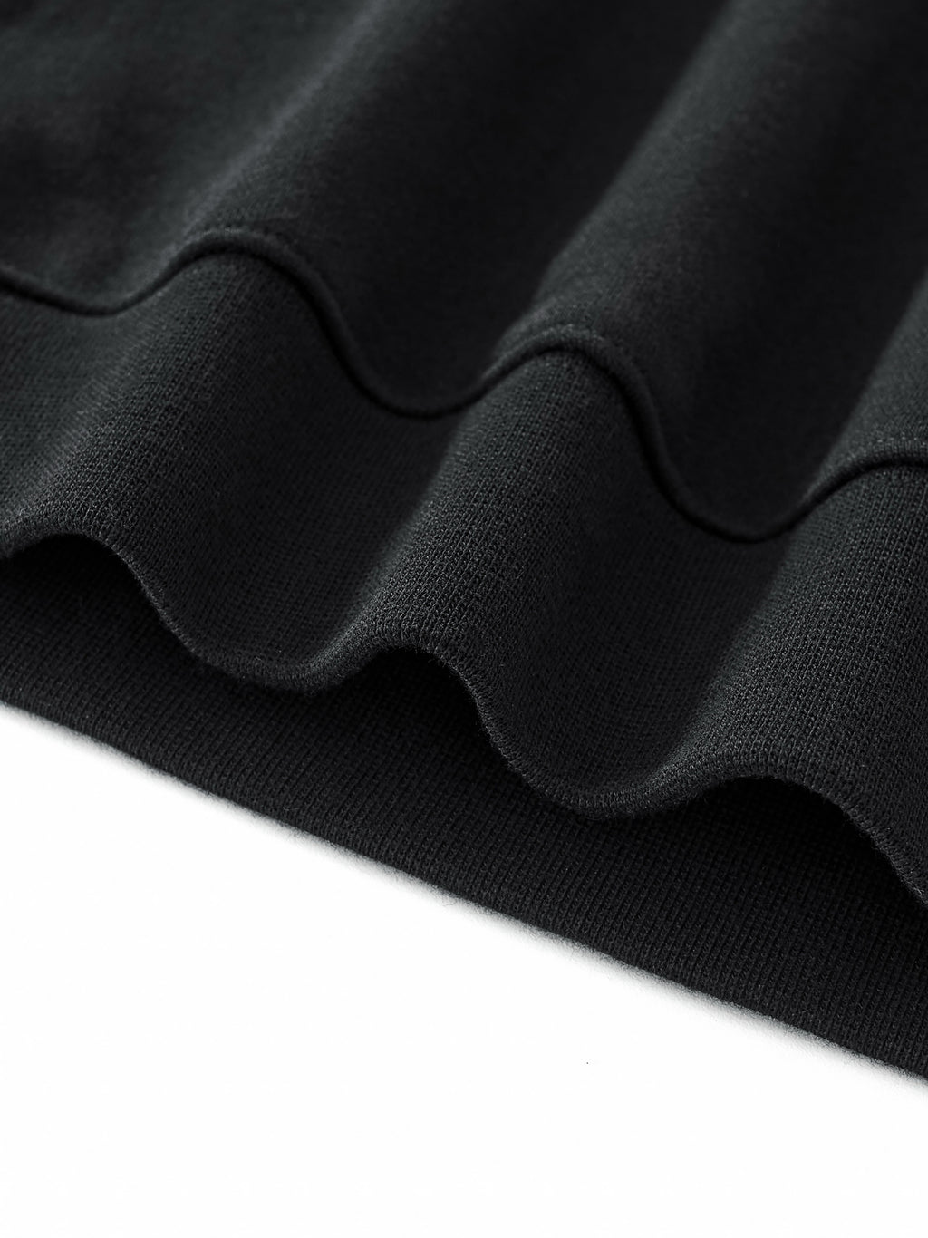 Close-up of heavyweight cotton fabric – VÉRON hoodie quality texture 6