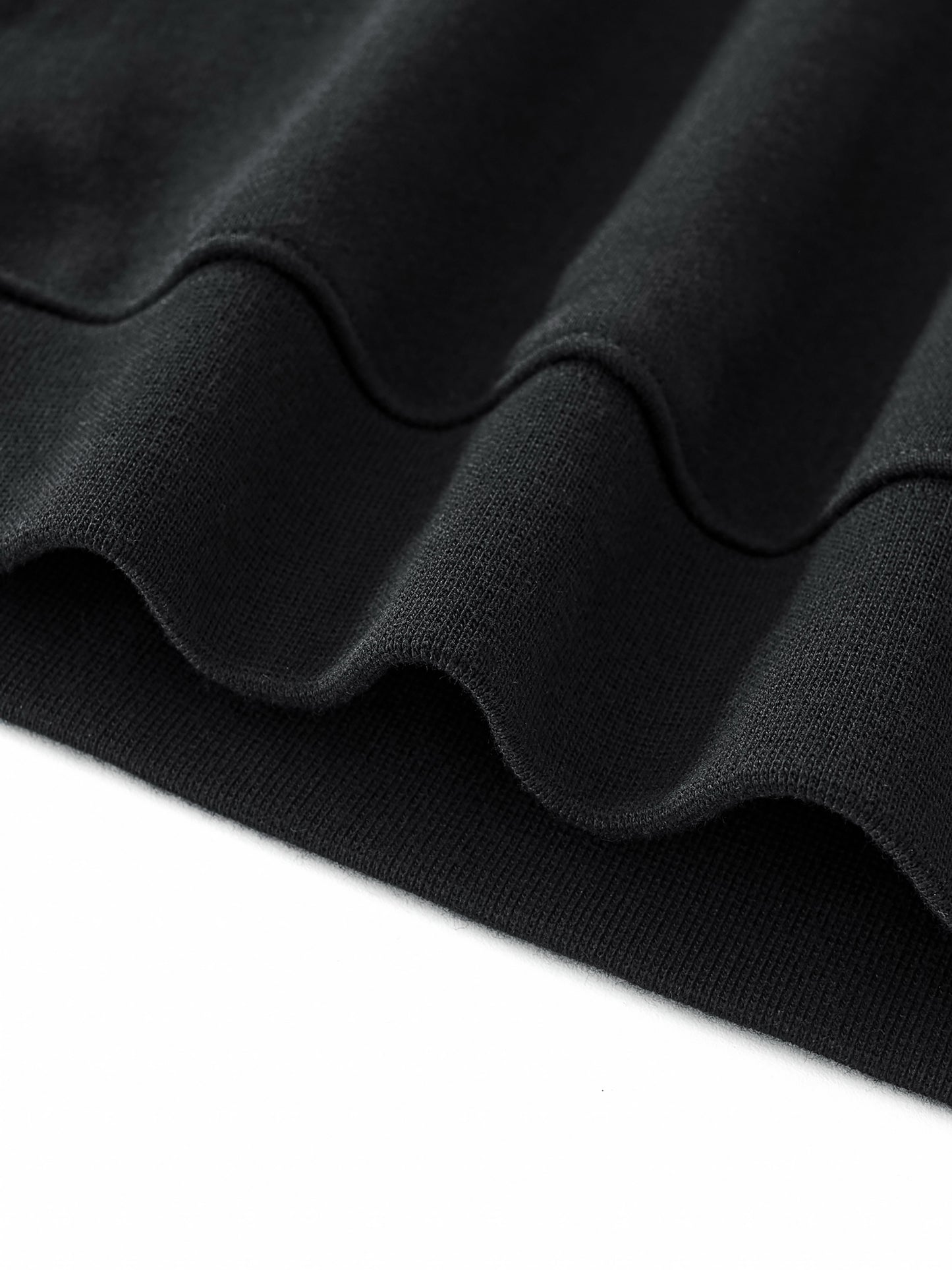 Close-up of heavyweight cotton fabric – VÉRON hoodie quality texture 6