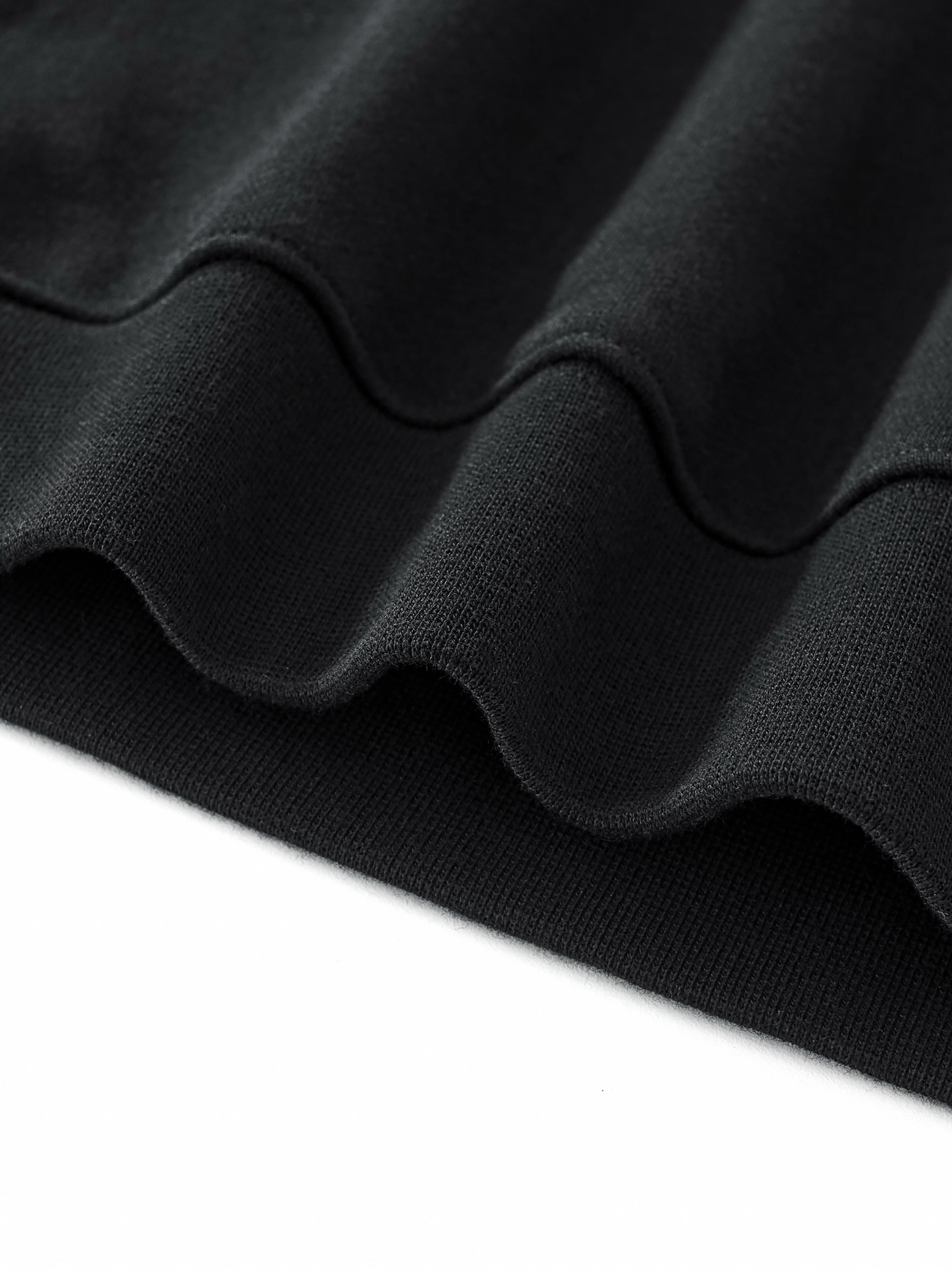 Close-up of heavyweight cotton fabric – VÉRON hoodie quality texture 6