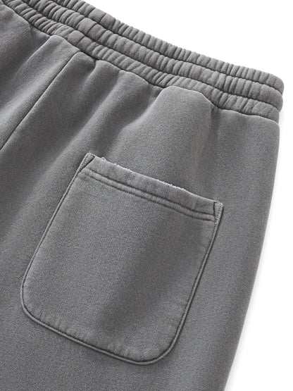 VERON Gray sweatpants with a pocket on a white background