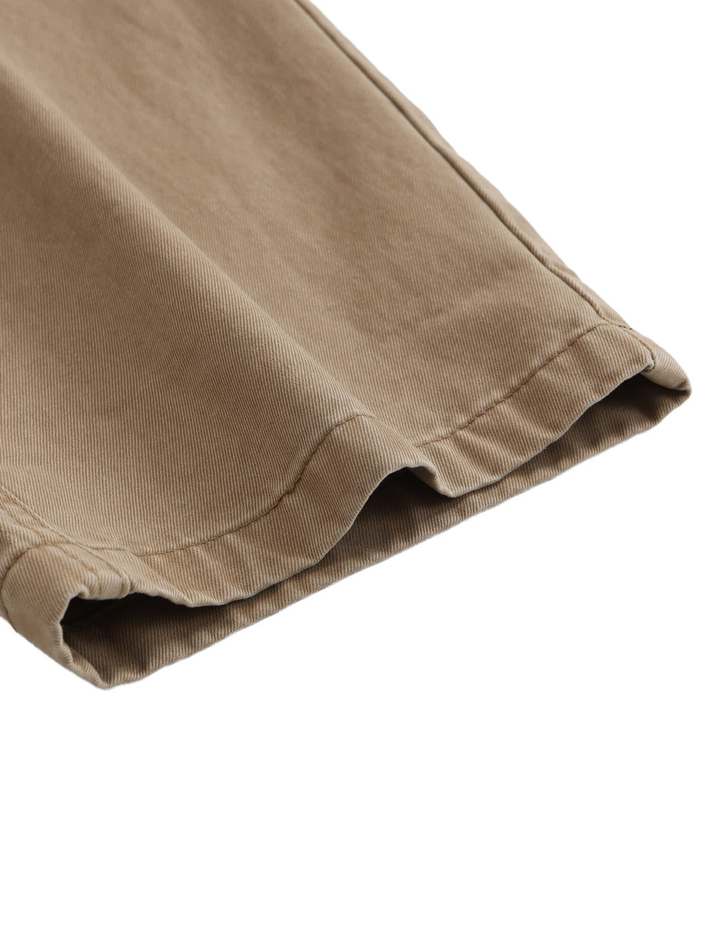 Close-up of a beige fabric texture on a white background