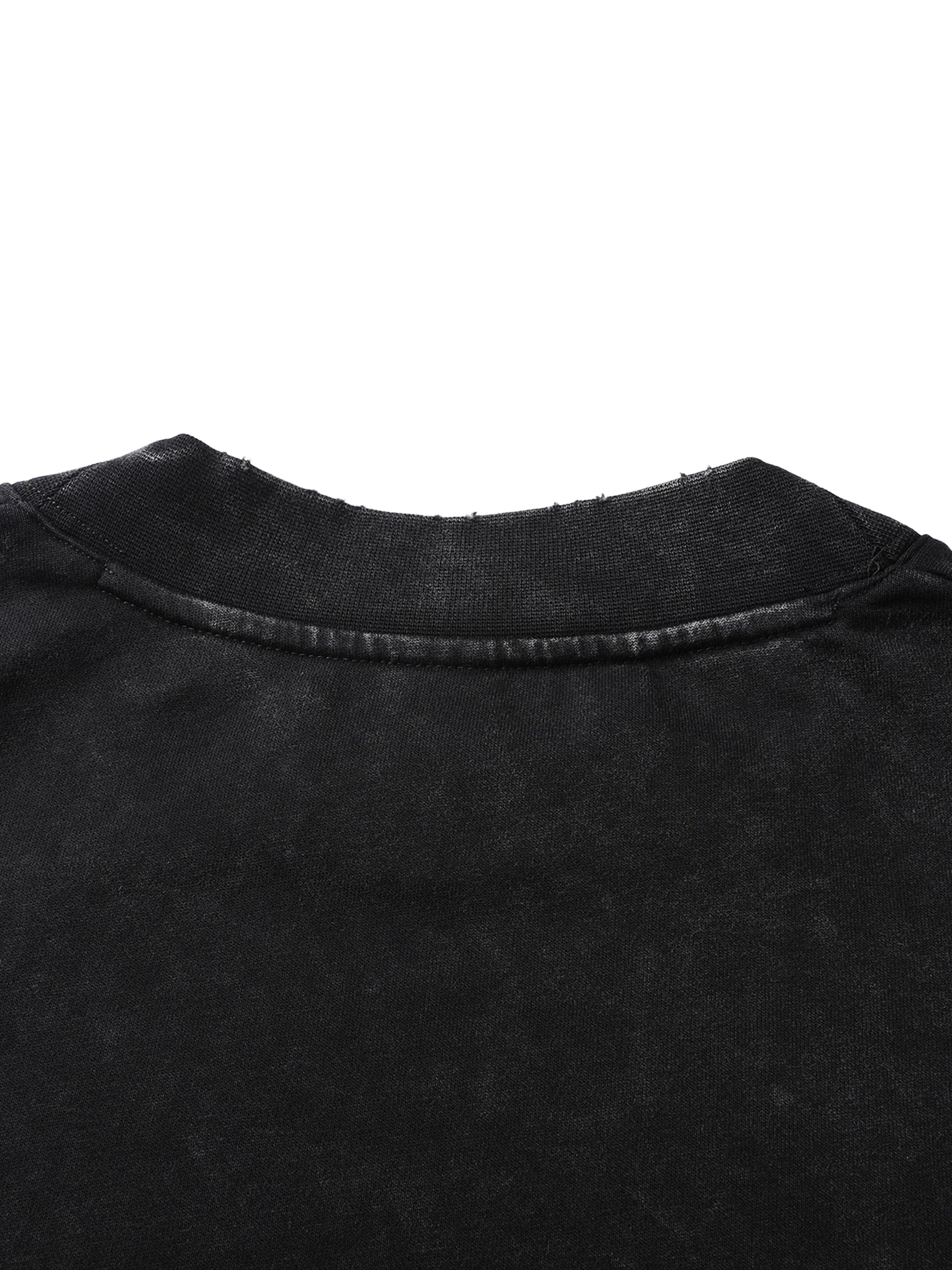 black heavyweight designer sweater for men and women 5
