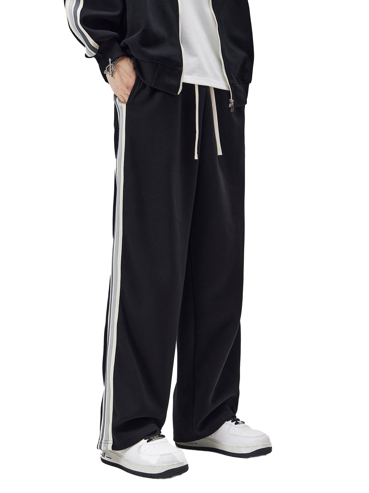 “Elegant french streetwear sweatpants for confident men and women” 1