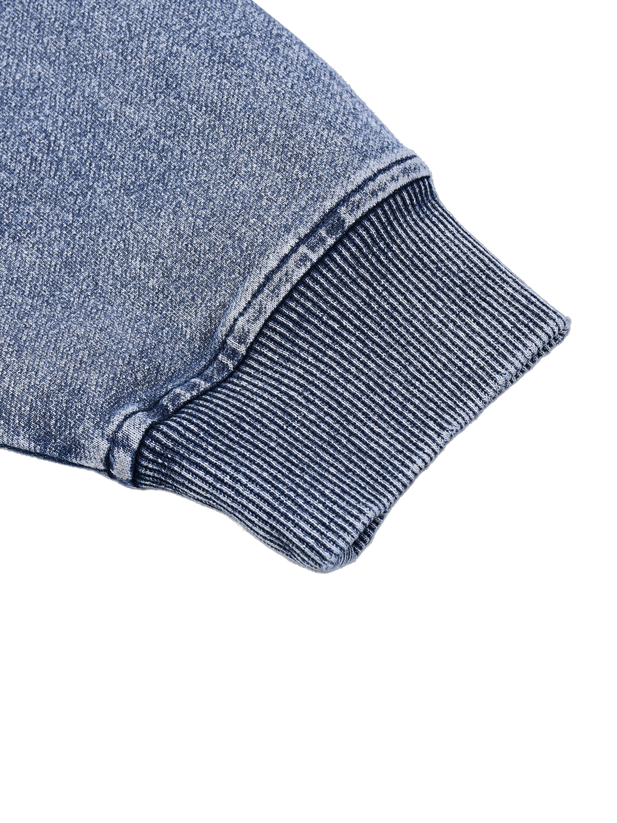 VÉRON Boulevard du Soleil Levant Premium Snow Washed Oversized Unisex Zip-Up Hoodie