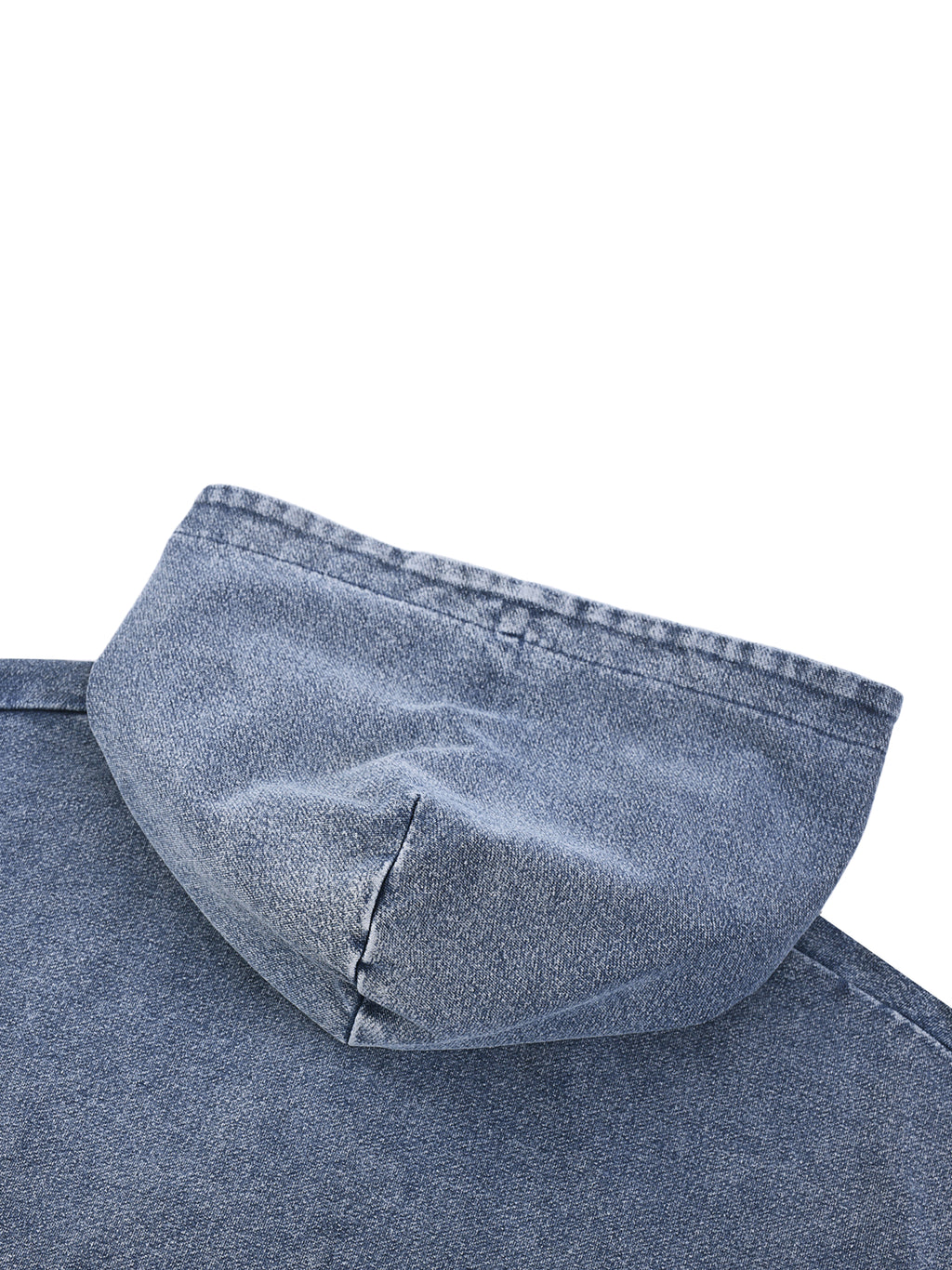 VÉRON Boulevard du Soleil Levant Premium Snow Washed Oversized Unisex Zip-Up Hoodie