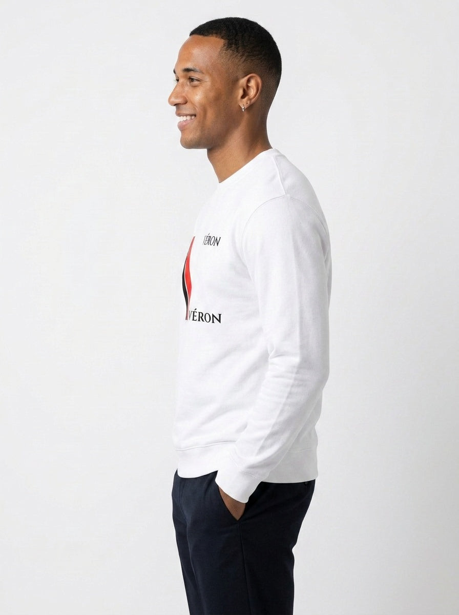 VÉRON Big Flag Logo Unisex Crewneck