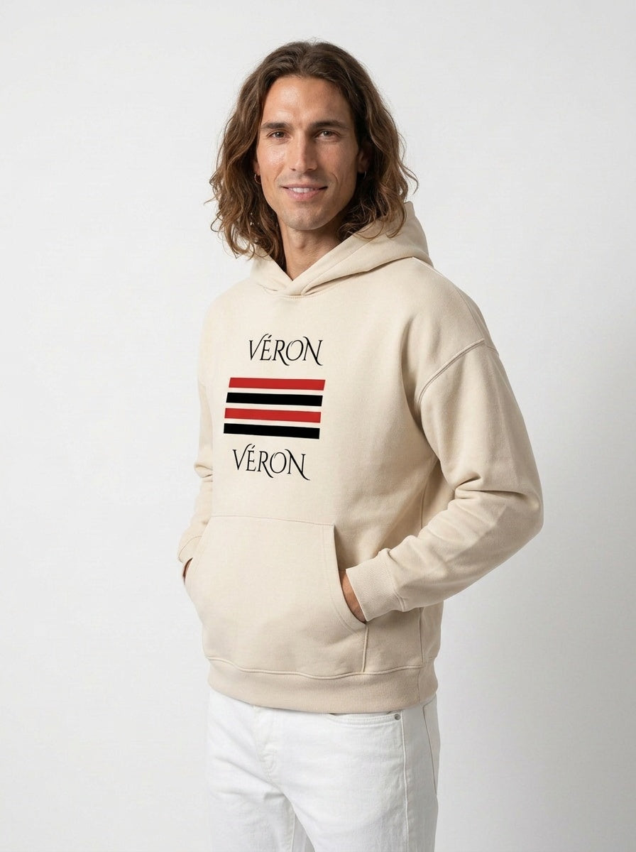 VÉRON Le Drapeaux Logo Unisex Hoodie