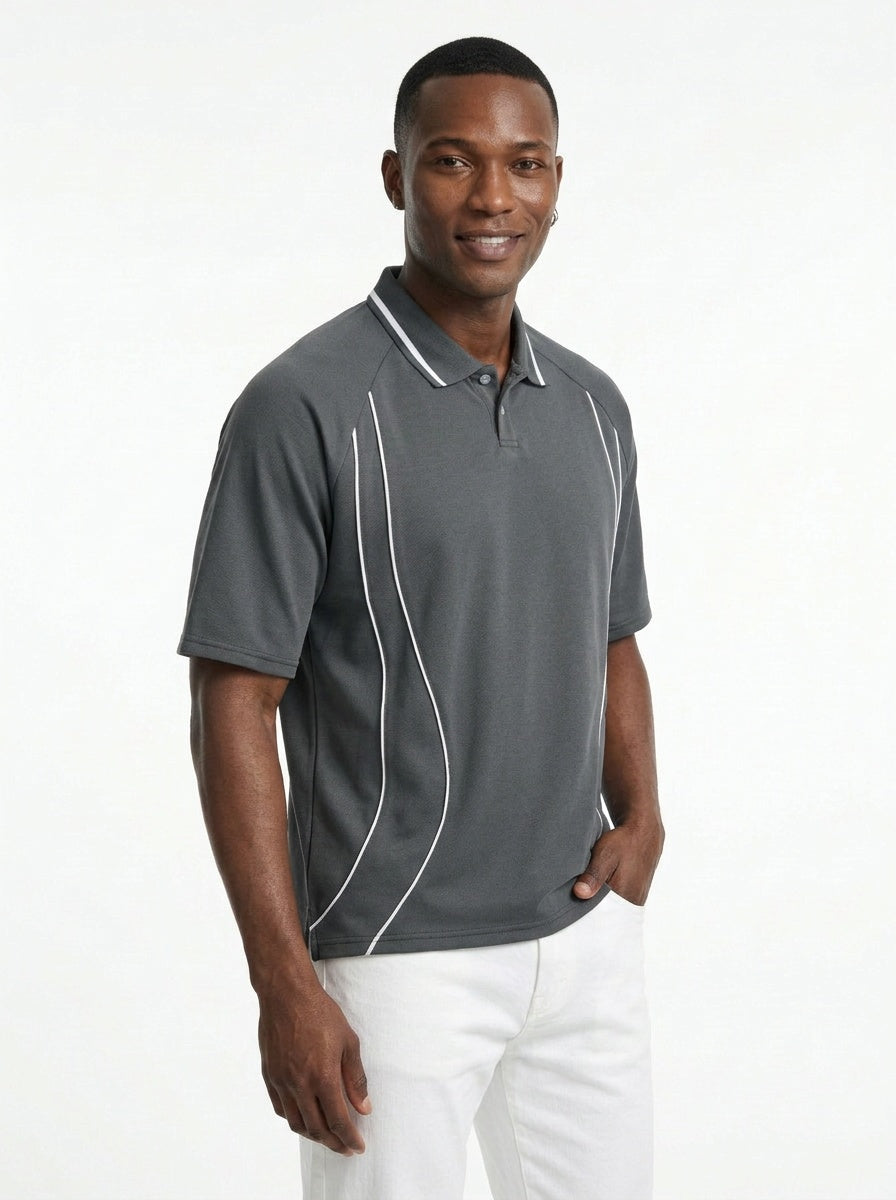 VÉRON Lignes Unisex Polo Shirt