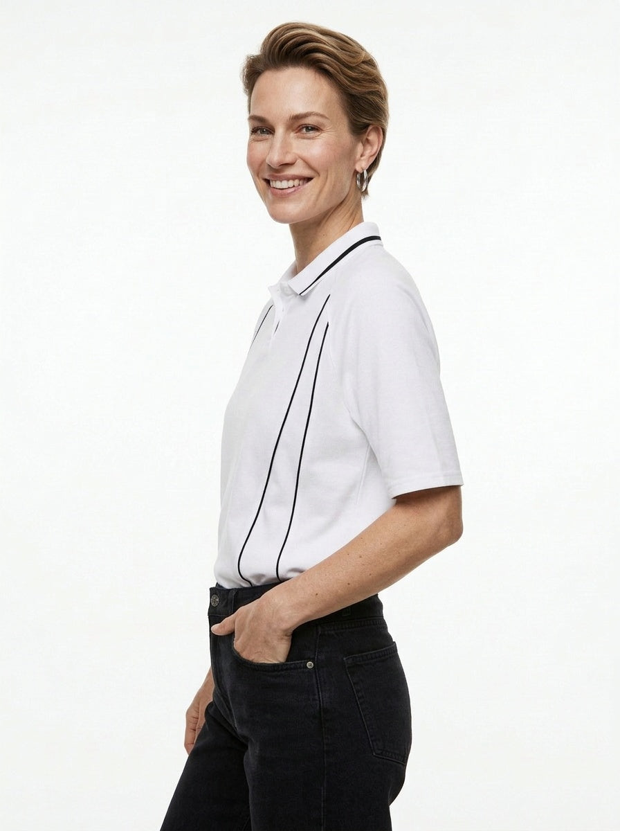 VÉRON Lignes Unisex Polo Shirt