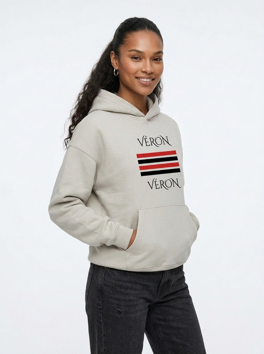 VÉRON Le Drapeaux Logo Unisex Hoodie