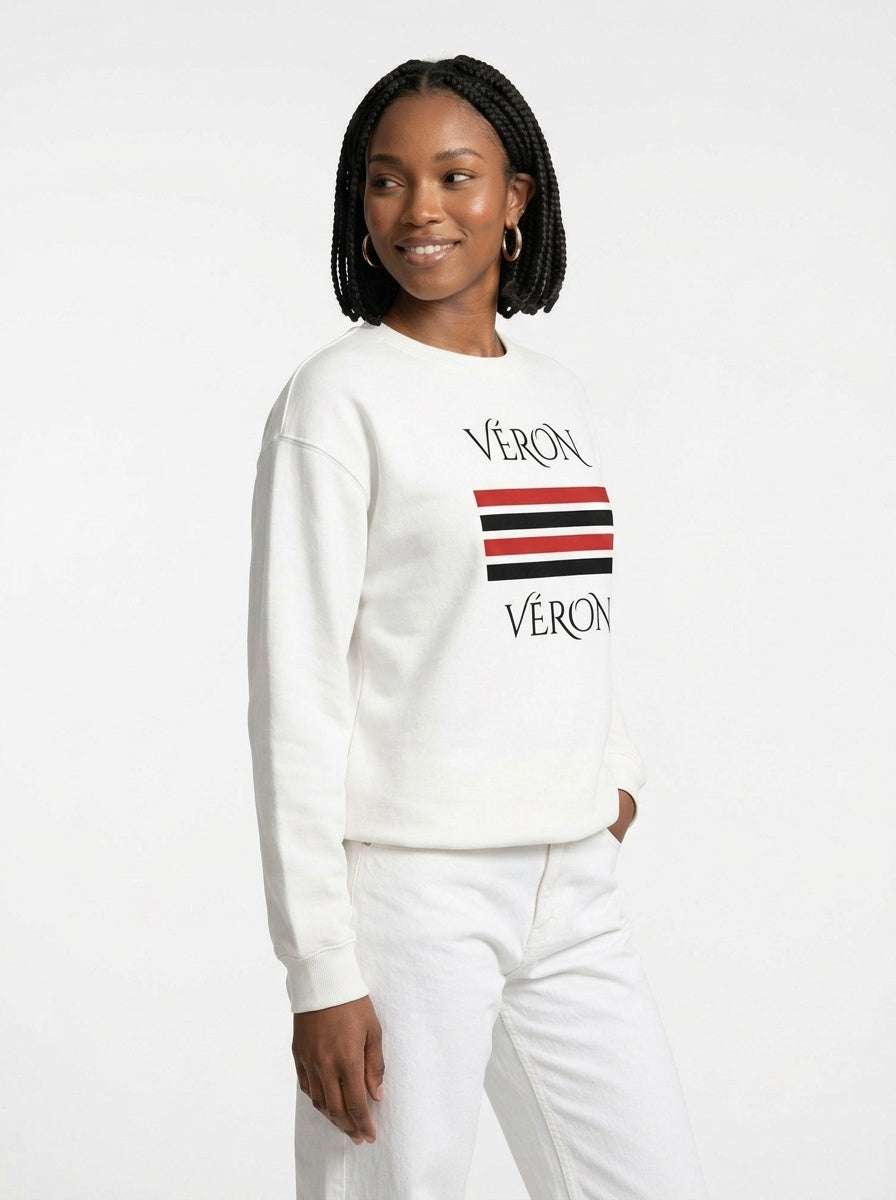 VÉRON Le Drapeaux Logo Unisex Sweater