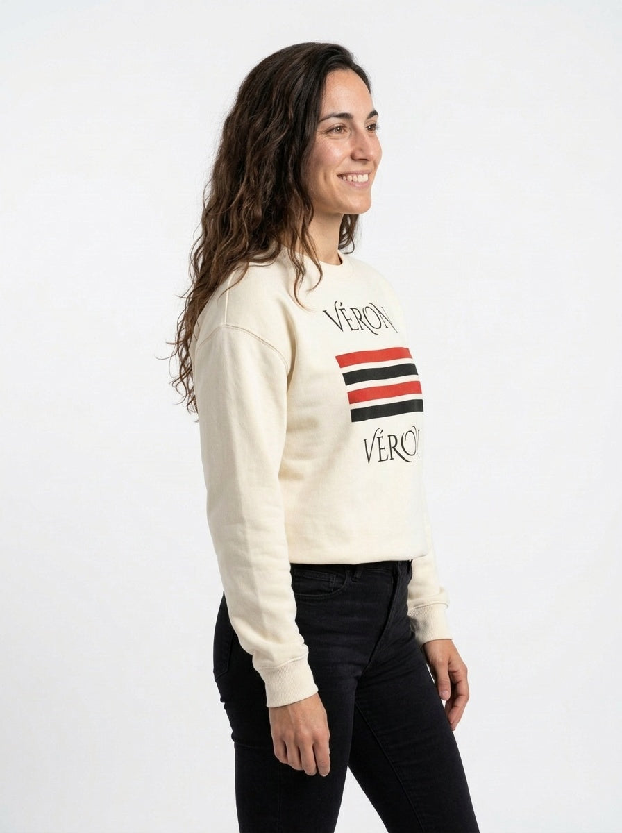 VÉRON Le Drapeaux Logo Unisex Sweater