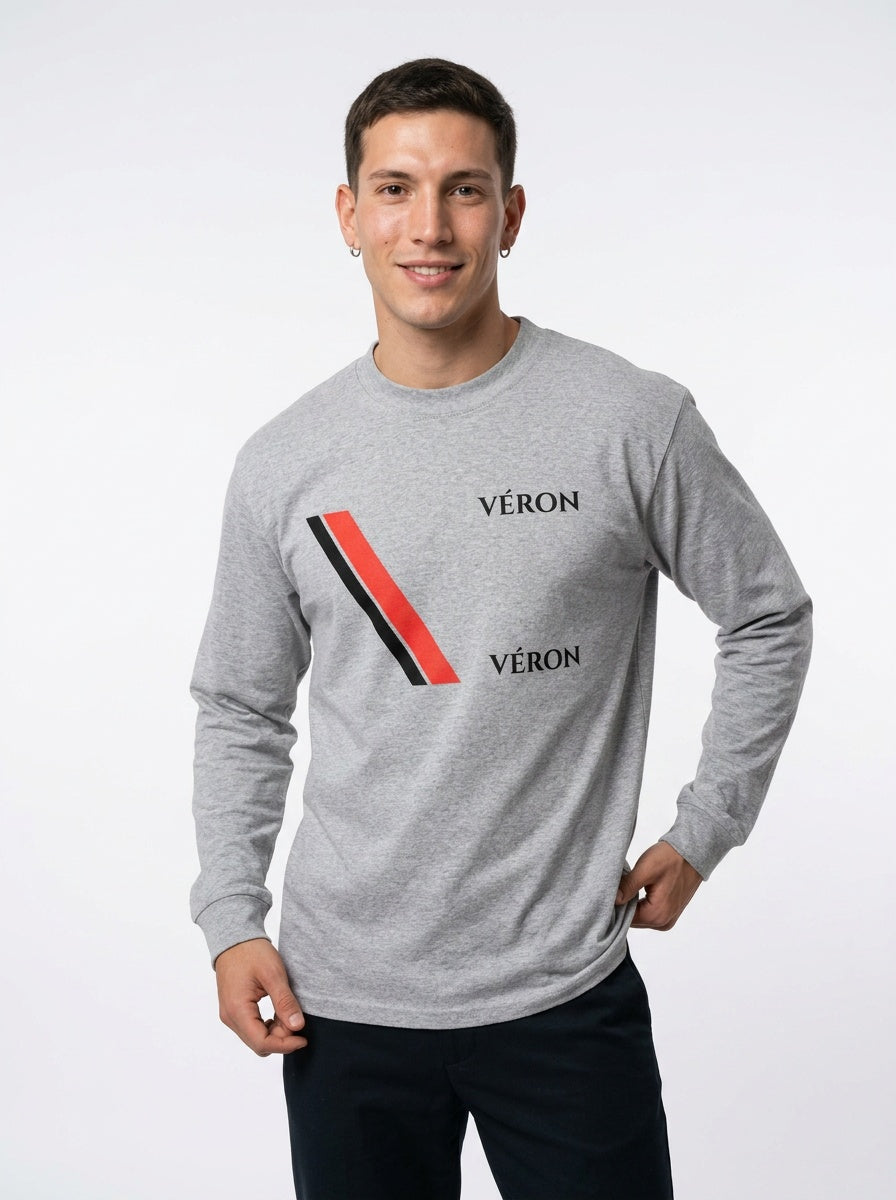 VÉRON Big Flag Logo Unisex Crewneck
